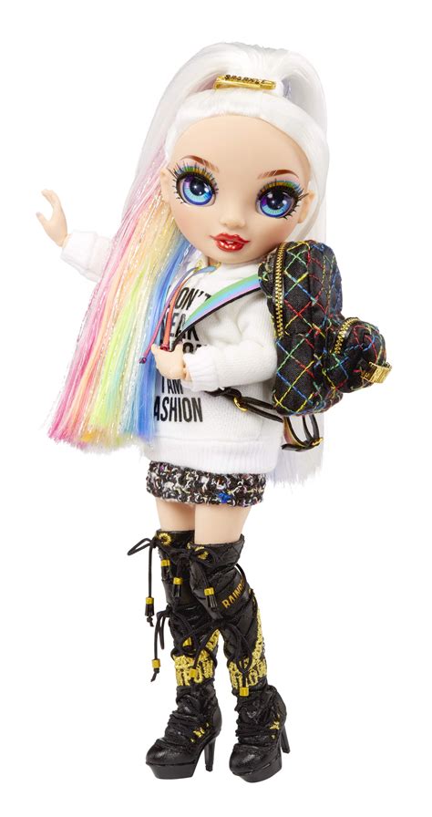 rainbow high white hair|More.